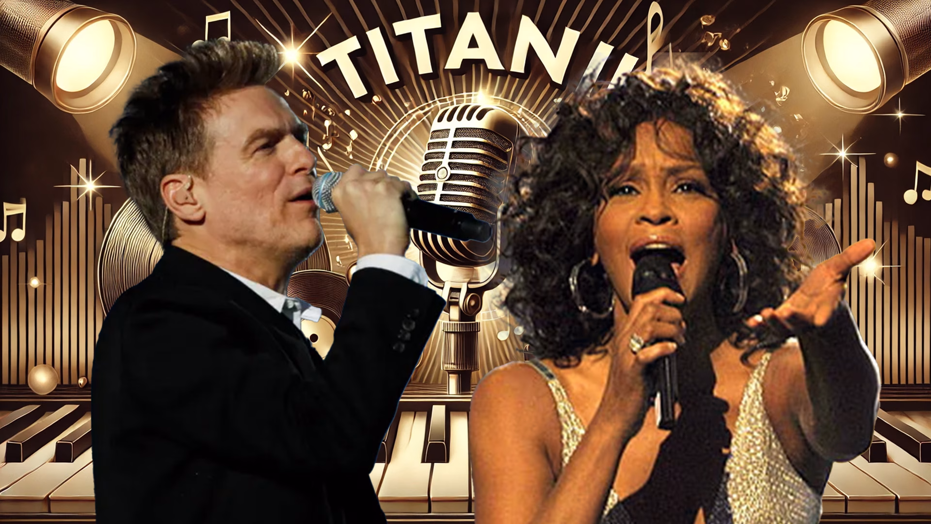 Titanii-2 Titanii – legendele muzicii, Bryan Adams și Whitney Houston, la Radio Clasic